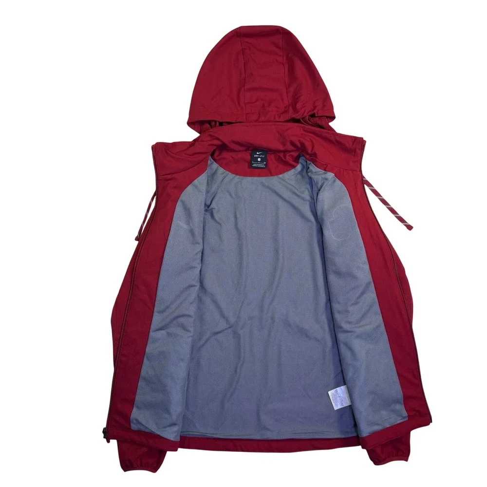 Oklahoma Sooners Nike Dri-FIT Full Zip Jacket Crimson Red Women's Small Logo